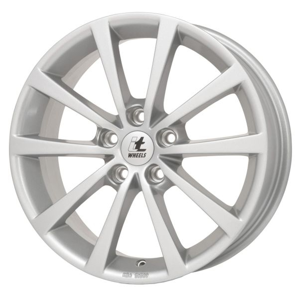 Janta aluminiu 7,5x18, 5x112, CH 57,1, ET: 45 model ITWHEELS Alice Argintiu Lucios