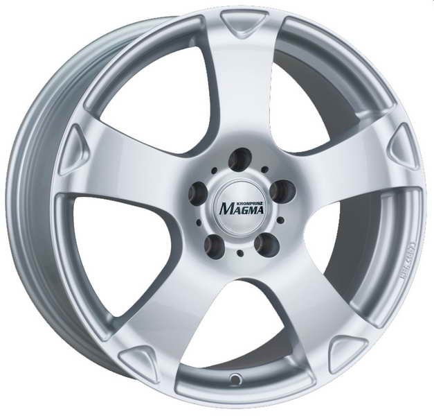 Janta aluminiu 7.5x17, 5x112, CH 70,1, ET: 35 model MAGMA Seismo Argintiu