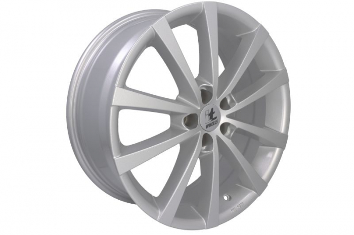 Janta aluminiu 7,5x18, 5x100, CH 57,1, ET: 40 model ITWHEELS Alice Argintiu Lucios