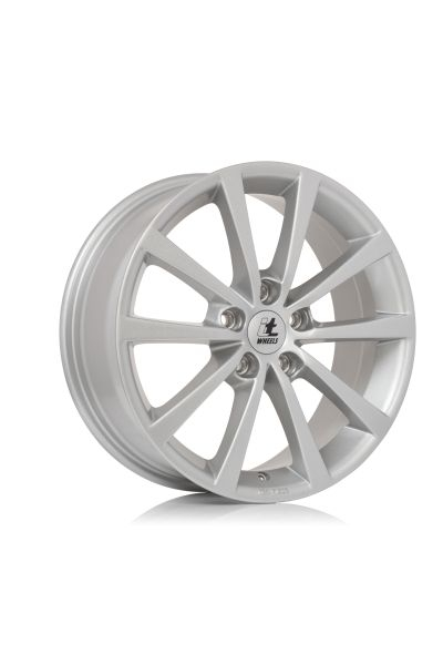 Janta aluminiu 7x17, 5x112, CH 66,5, ET: 40 model ITWHEELS Alice Argintiu Lucios