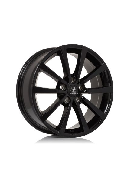 Janta aluminiu 7x17, 5x108, CH 63,4, ET: 45 model ITWHEELS Alice, Negru Lucios