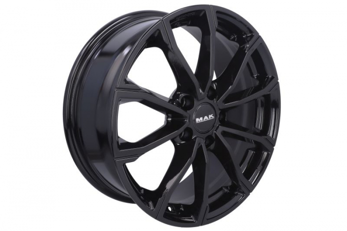 Janta aluminiu 7x17, 5x112, CH 57,1, ET: 45 model MAK DaVinci, Negru Lucios