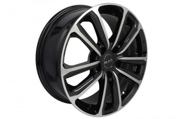 Janta aluminiu 7x17, 5x114,3, CH 76, ET: 40; potrivit MERCEDES A (V177), A (W168), A (W169), A (W176), A (W177) 01.70- MAK Magma Black Mirror