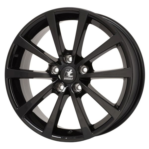 Janta aluminiu 7x17, 5x120, CH 72,6, ET: 35 model ITWHEELS Alice, Negru Lucios