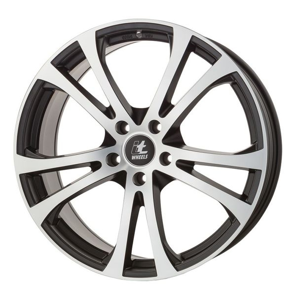 Janta aluminiu 8,5x20, 5x120, CH 74,1, ET: 45 model ITWHEELS Michelle Negru mat lustruit