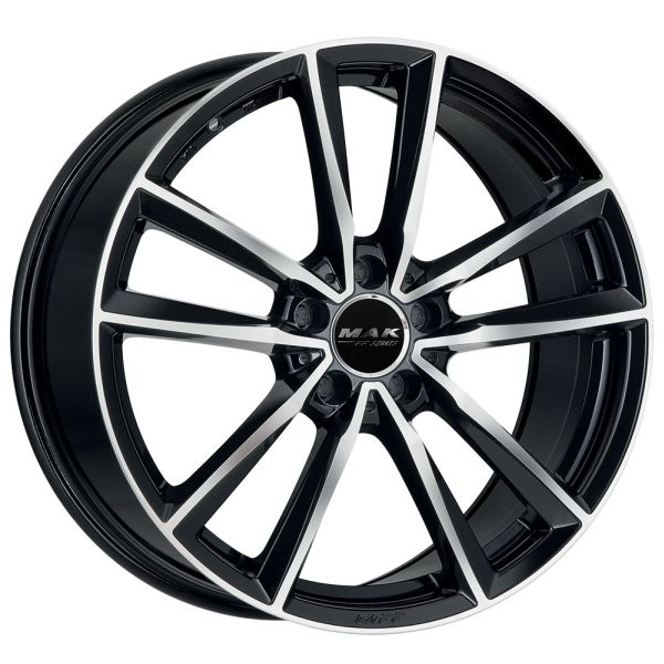 Janta aluminiu 9,5x20, 5x112, CH 66,6, ET: 25; potrivit MERCEDES CLS (C218), CLS (C219) 11.00-10.23 MAK Bremen-FF Black Mirror