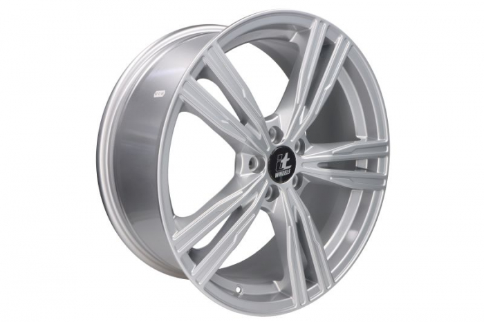 Janta aluminiu 8x19, 5x108, CH 63,4, ET: 48 model ITWHEELS Amos Argintiu Lucios