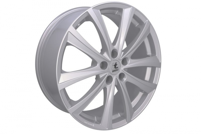 Janta aluminiu 8x19, 5x108, CH 74,1, ET: 43 model ITWHEELS Elena Argintiu Lucios