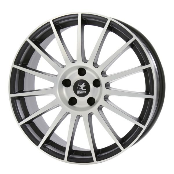 Janta aluminiu 8x19, 5x114,3, CH 74,1, ET: 38 model ITWHEELS Sofia Negru mat lustruit