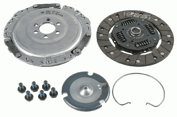 Kit ambreiaj (210mm) potrivit AUDI A3; SEAT CORDOBA, CORDOBA VARIO, IBIZA II, INCA, LEON, TOLEDO II; SKODA OCTAVIA I; VW BORA, BORA I, CADDY II, CADDY II MINIVAN 1.6 1.9D 2.0 11.91-12.10