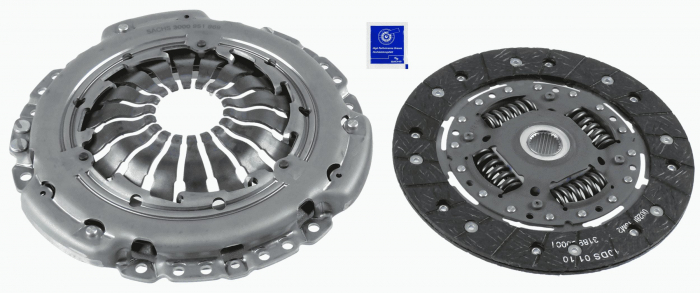 Kit ambreiaj (215mm) potrivit DACIA SANDERO; RENAULT CLIO II, LOGAN I, THALIA I, THALIA II, TWINGO II 1.5D 06.05-