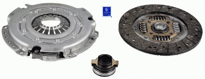 Kit ambreiaj (225mm) potrivit DAEWOO KORANDO, MUSSO; SSANGYONG KORANDO, MUSSO 2.3 10.96-