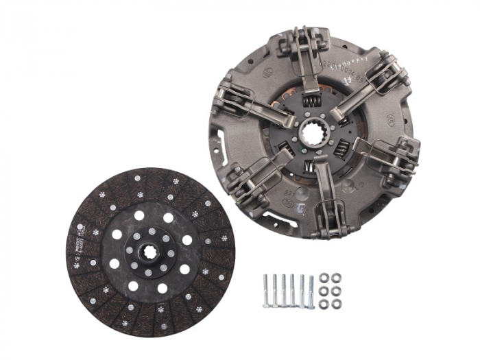 Kit ambreiaj (280mm) potrivit AGRIFULL 46, 66, 8000, DERBY, GRISO, JOLLY, MK II, RODEO, TORNADO, TOSELLI; CASE IH AVJ, FARMALL, JX, VJ; FIAT 400, 500, 5000, 55-XX, 600, 6000, 60-XX, 62-XX