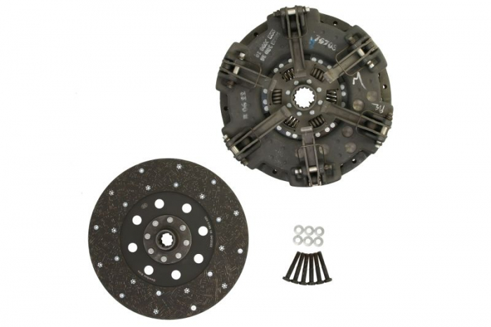 Kit ambreiaj (280mm) potrivit AGRIFULL 46, 66, DERBY, GRISO, JOLLY, RODEO, TORNADO, TOSELLI; CASE IH FARMALL, JX, VJ; FIAT 400, 500, 5000, 55-XX, 600, 6000, 60-XX, 62-XX, 65-XX, 700, 70-XX