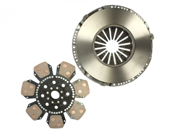 Kit ambreiaj (350mm, fara rulment de eliberare) potrivit DEUTZ FAHR AGROSUN, AGROTRAC; HUERLIMANN H; LAMBORGHINI 1000, 900, R; SAME GALAXY, HERCULES, JAGUAR, LASER, LEOPARD, TAURUS [2]