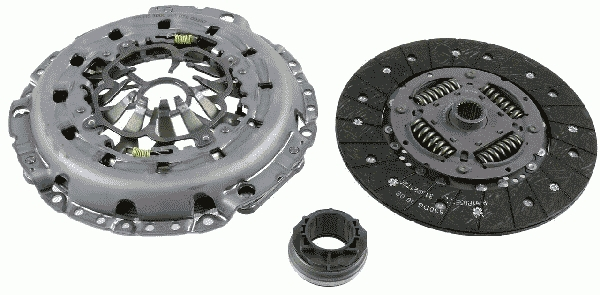 Kit ambreiaj cu autoreglare (240mm) potrivit AUDI A4 B6, A4 B7, A6 C6; SEAT EXEO, EXEO ST; VW PASSAT B5.5 1.9D 2.0 2.0D 11.00-05.13