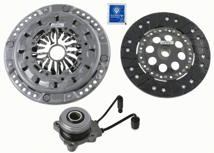 Kit ambreiaj cu autoreglare, cu rulment hidraulic (200mm) potrivit MERCEDES A (W168), A (W169), B SPORTS TOURER (W245), VANEO (414) 1.7D-2.0D 07.98-06.12