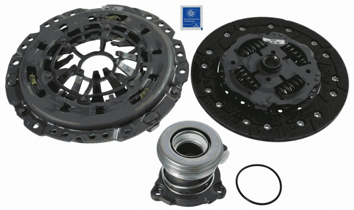 Kit ambreiaj cu autoreglare, cu rulment hidraulic (205mm) potrivit OPEL ASTRA H, ASTRA H GTC, MERIVA A, SIGNUM, VECTRA C, VECTRA C GTS, ZAFIRA B, ZAFIRA B MINIVAN 1.6-1.8LPG 03.04-04.15