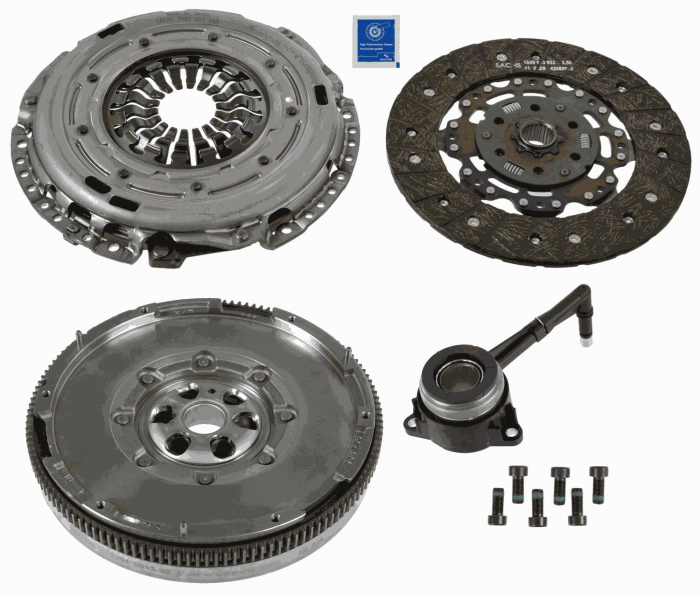 Kit ambreiaj cu autoreglare, cu rulment hidraulic (240mm) potrivit AUDI A3, Q3; SEAT ALHAMBRA, ALTEA, ALTEA XL; SKODA YETI; VW BEETLE, CADDY ALLTRACK, CADDY ALLTRACK MINIVAN 2.0D 05.03-