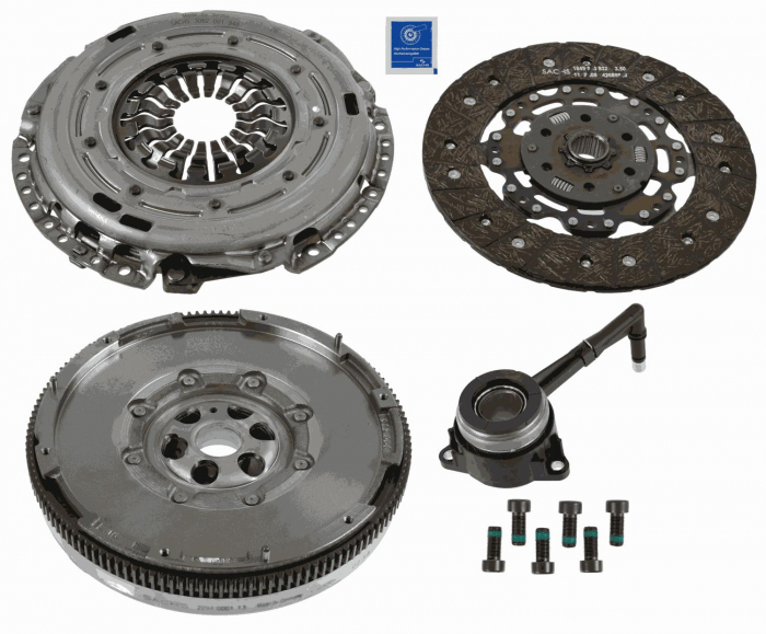Kit ambreiaj cu autoreglare, cu rulment hidraulic (240mm) potrivit AUDI A3; SKODA YETI; VW GOLF VI 2.0D 05.03-12.17