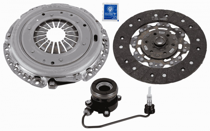 Kit ambreiaj cu autoreglare, cu rulment hidraulic (240mm) potrivit OPEL ZAFIRA B, ZAFIRA B MINIVAN 1.7D 03.07-04.15