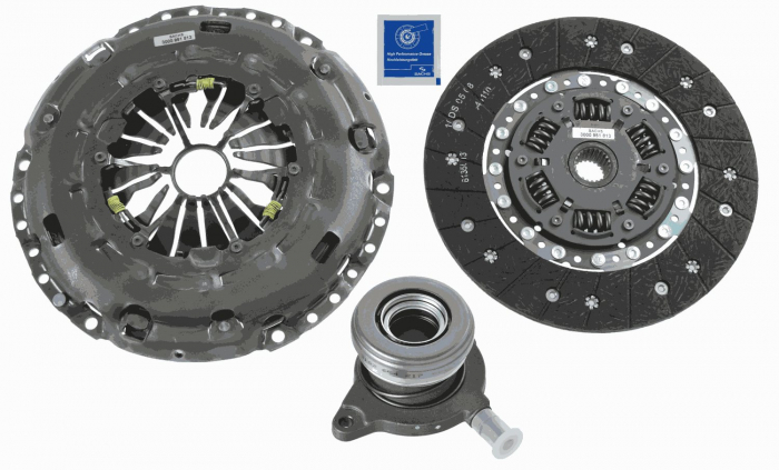 Kit ambreiaj cu autoreglare, cu rulment hidraulic (240mm) potrivit VOLVO S80 II, V70 III, XC60 I, XC70 II 2.4D 01.07-02.17