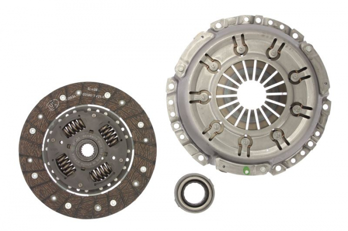 Kit ambreiaj (Cu capac ambreiaj; cu placa de presiune; cu rulment, 220mm) potrivit HYUNDAI COUPE II, ELANTRA III, MATRIX; KIA CERATO I 1.6 06.00-08.10