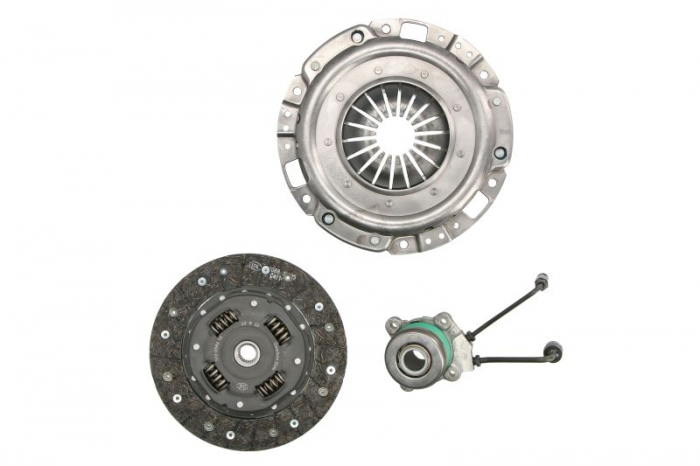 Kit ambreiaj (cu cilindru sclav ambreiaj central, 220mm) potrivit MERCEDES A (W168), A (W169), B SPORTS TOURER (W245), VANEO (414) 1.4-1.7 07.97-06.12