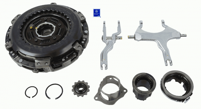 Kit ambreiaj cu placa dubla, cu rulment potrivit HYUNDAI IONIQ, KONA, KONA/SUV; KIA CEED, NIRO, NIRO I, XCEED 1.6H dupa 2016 (225mm) [2]