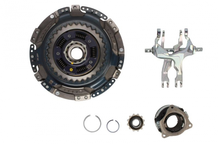 Kit ambreiaj cu placa dubla, cu rulment potrivit HYUNDAI I20 II, I30, I40 I CW, KONA, TUCSON; KIA CARENS IV, CEED, OPTIMA, SPORTAGE IV 1.0-1.7D dupa 2011 (263mm) [2]