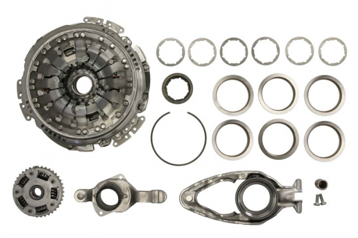 Kit ambreiaj cu placa dubla, cu rulment potrivit AUDI A1, A3, Q2; SEAT ALTEA, ALTEA XL, ARONA, ATECA, IBIZA IV, IBIZA IV SC, IBIZA IV ST, IBIZA V, LEON, LEON SC, LEON ST 1.6D 2.0D 02.09-