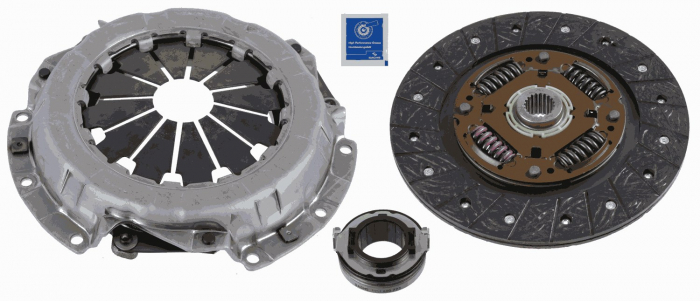 Kit ambreiaj cu rulment (215mm) potrivit HYUNDAI COUPE II, ELANTRA III; KIA CERATO I 1.6 06.00-12.09