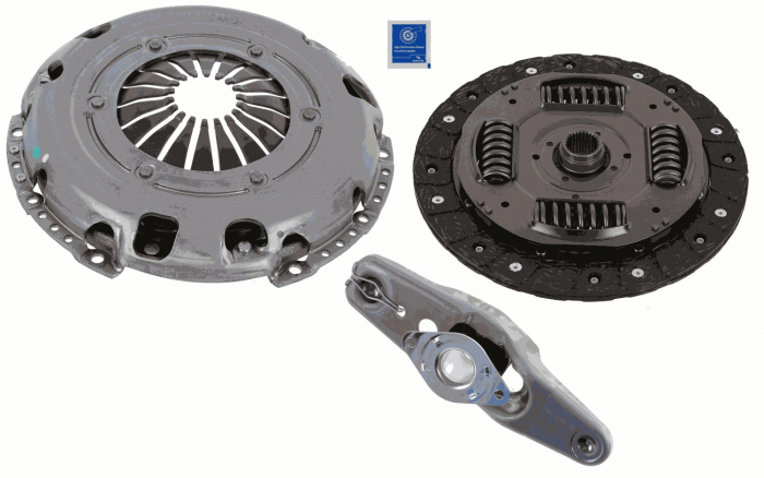 Kit ambreiaj cu rulment (220mm) potrivit SEAT CORDOBA, IBIZA III; SKODA FABIA I, FABIA I PRAKTIK, FABIA II, ROOMSTER, ROOMSTER PRAKTIK; VW FOX, POLO 1.4D 04.05-03.10