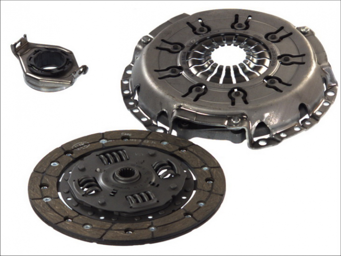 Kit ambreiaj cu rulment (Cu capac ambreiaj; cu placa de presiune, 220mm) potrivit FORD ESCORT VI, ESCORT VI KOMBI, FIESTA III, FIESTA HATCHBACK, FIESTA MINIVAN 1.8D 03.89-08.00