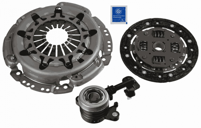 Kit ambreiaj cu rulment hidraulic (190mm) potrivit NISSAN MICRA III 1.0 1.2 01.03-06.10
