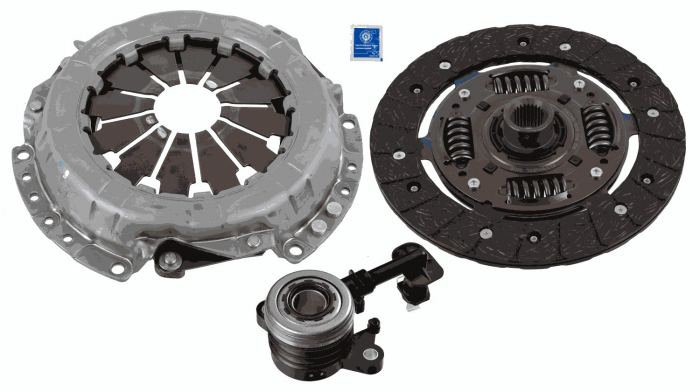 Kit ambreiaj cu rulment hidraulic (215mm) potrivit DACIA DOKKER, DOKKER EXPRESS MINIVAN, DUSTER, DUSTER SUV, LODGY; NISSAN CUBE, MICRA C+C III, MICRA III, NOTE 1.6 1.6ALK 1.6LPG 05.05-