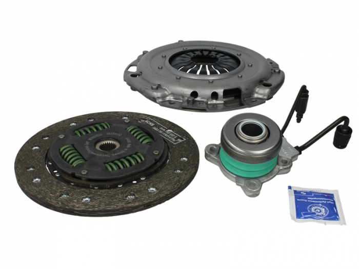 Kit ambreiaj cu rulment hidraulic (215mm) potrivit MERCEDES A (W168), A (W169), B SPORTS TOURER (W245), VANEO (414) 1.4-1.7 07.97-06.12