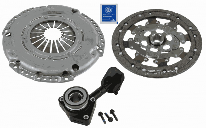 Kit ambreiaj cu rulment hidraulic (228mm) potrivit VOLVO C30, S40 II, V50; FORD C-MAX, FOCUS C-MAX, FOCUS II 1.8-2.0ALK 10.03-12.12
