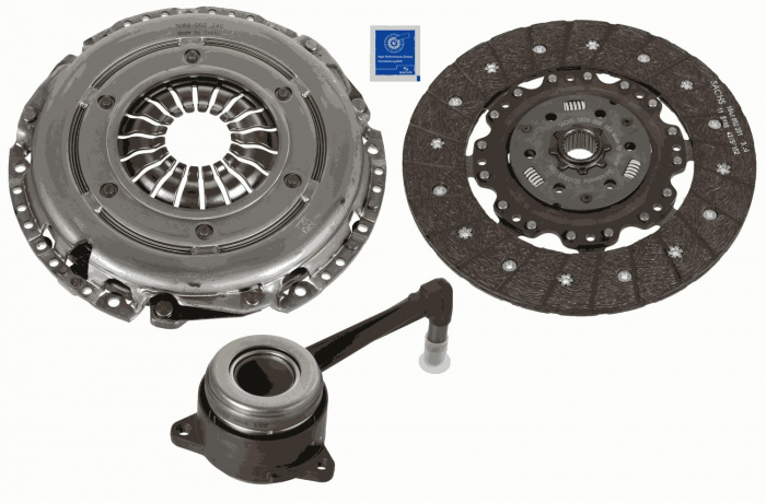 Kit ambreiaj cu rulment hidraulic (240mm) potrivit AUDI A1; VW POLO V 2.0 08.13-10.18 [3]