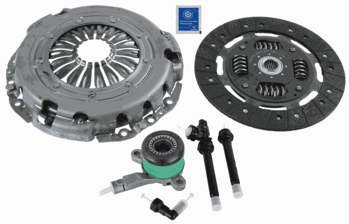 Kit ambreiaj cu rulment hidraulic (242mm) potrivit NISSAN PRIMASTAR; OPEL VIVARO A; RENAULT TRAFIC II 2.5D 03.01-