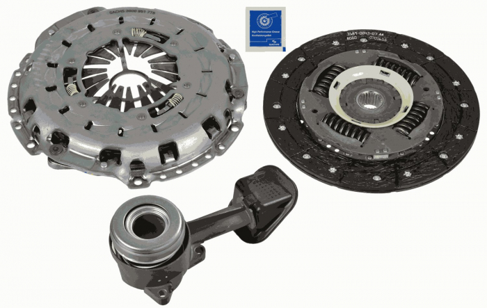 Kit ambreiaj cu rulment hidraulic (250mm) potrivit FORD TRANSIT 2.0D 08.00-05.06