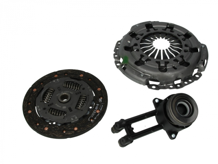Kit ambreiaj cu rulment hidraulic (Cu capac ambreiaj; cilindru ambreiaj central; placa presiune, 190mm) potrivit FIAT STILO; FORD FIESTA IV 1.0-1.9D 08.95-11.08