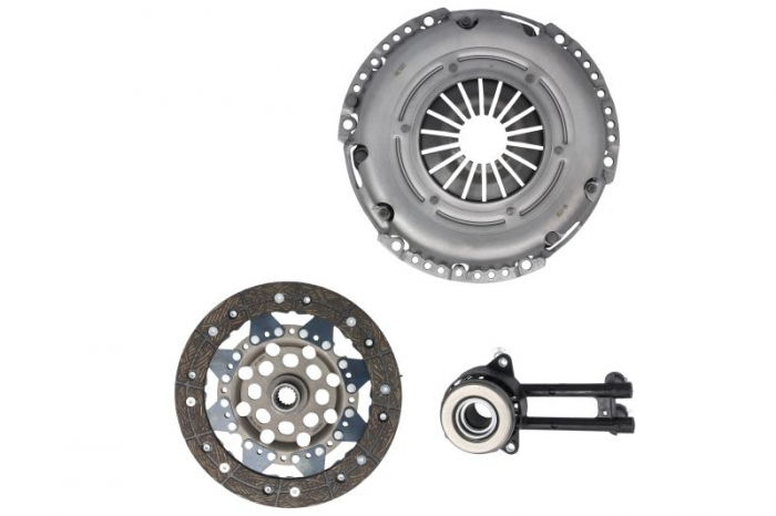 Kit ambreiaj cu rulment hidraulic (Cu capac ambreiaj; cilindru ambreiaj central; placa presiune, 210mm) potrivit FORD FIESTA V, FUSION; MAZDA 2 1.4D 11.01-12.12