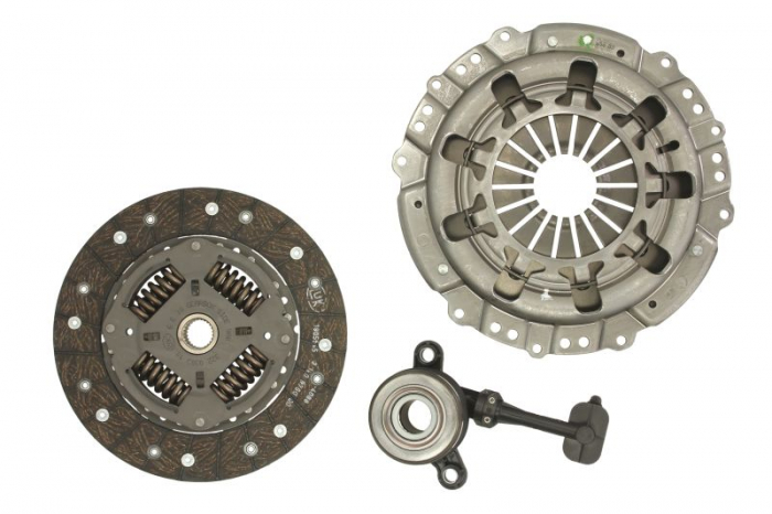 Kit ambreiaj cu rulment hidraulic (Cu capac ambreiaj; cilindru ambreiaj central; placa presiune, 220mm) potrivit DACIA DOKKER, DOKKER EXPRESS MINIVAN 1.5D 01.03-