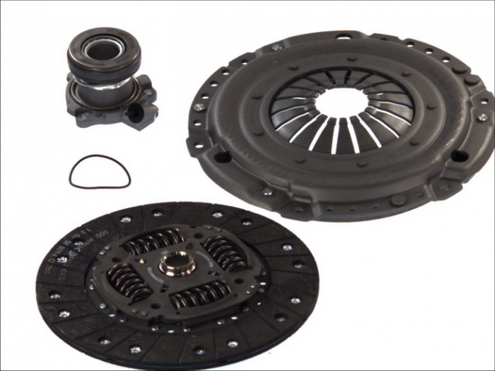 Kit ambreiaj cu rulment hidraulic (Cu capac ambreiaj; cilindru ambreiaj central; placa presiune, 230mm) potrivit OPEL ASTRA G, ASTRA G KOMBI, VECTRA B 2.0D 11.96-06.05