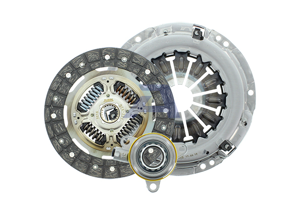 Kit ambreiaj cu rulment hidraulic (Cu capac ambreiaj; cilindru ambreiaj central; placa presiune; fara rulment de eliberare, 200mm) potrivit TOYOTA YARIS 1.33 11.08-12.11