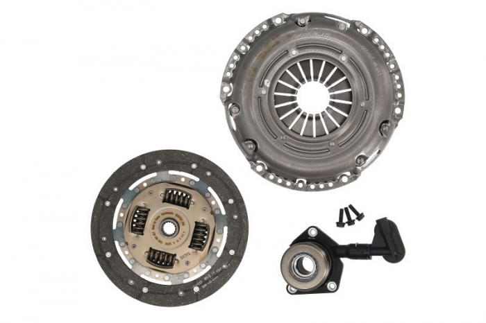 Kit ambreiaj cu rulment hidraulic (cu cilindru sclav ambreiaj central; disc + placa de presiune, 220mm) potrivit FORD C-MAX, FOCUS C-MAX, FOCUS II 1.8 1.8ALK 04.04-09.12