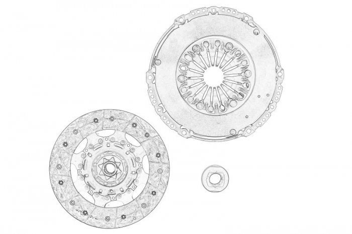 Kit ambreiaj cu rulment potrivit CITROEN JUMPER II; PEUGEOT BOXER 2.2D 07.19-10.23 [2]