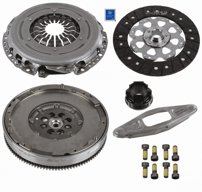 Kit ambreiaj cu volanta si rulment hidraulic (240mm) potrivit BMW 1 (E87), 3 (E46), 3 (E90), 3 (E91), 5 (E60), 5 (E61) 2.0D 09.01-06.12