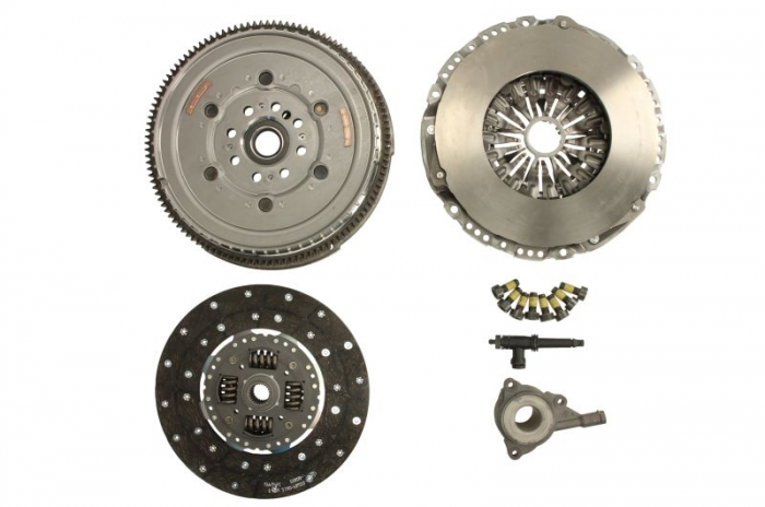 Kit ambreiaj cu volanta si rulment hidraulic (cu suruburi: da, 270mm) potrivit FORD TRANSIT, TRANSIT V363 2.2D 04.06-